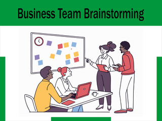 Business Team Brainstorming Meeting