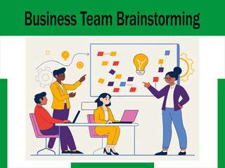 Business Team Brainstorming Meeting