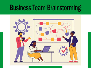 Business Team Brainstorming Meeting