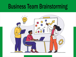 Business Team Brainstorming Meeting