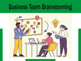 Business Team Brainstorming Meeting