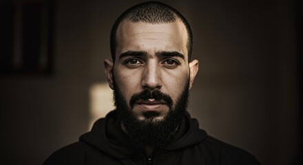 Fototapeta premium Portrait of a Bearded Man