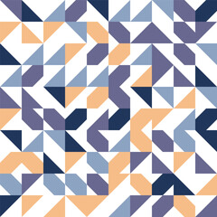 Seamless geometric pattern design. Abstract texture background template. Vector illustration