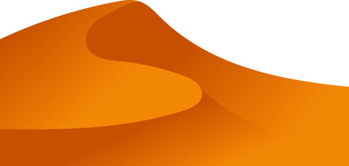 Scenic Desert Landscape with Sand Dunes under Sunset Sky – Safari Nature Background