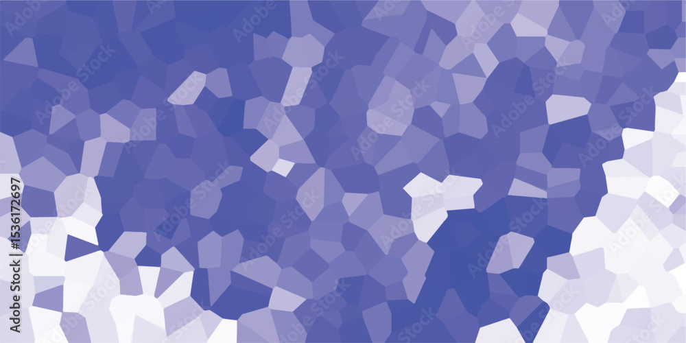 Poster abstract blue mosaic pattern with different shades and shapes forming a textured background graphic 
