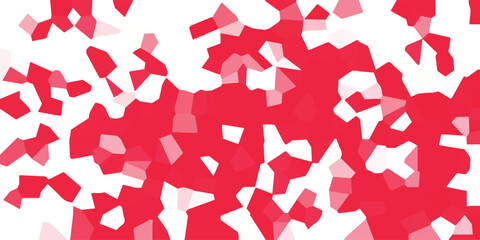 Obraz premium Abstract background with geometric shapes and red and white color palette a creative digital design ideal for decorative and artistic purposes.