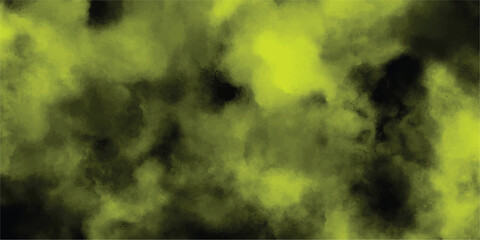 Abstract watercolor background displaying grungy and smoky textures in shades of green and black for creative digital design projects