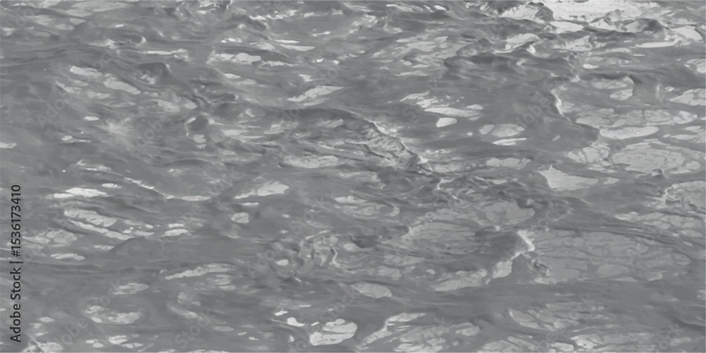Poster abstract watercolor effect resembling flowing water painted in shades of gray creating a textured an