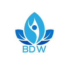 Initial BDW Letter Linked Logo for business and company identity. Modern BDW Letter Logo Vector Template with modern trendy golden logo.

