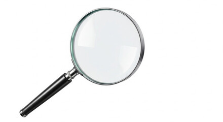 Magnifying Glass Isolated on White