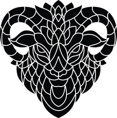 Goat Glyph Design Concept