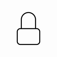 padlock security lock icon vector sign