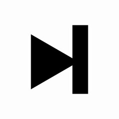 skip next track icon vector sign