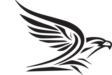 logo of hawk that is flying Stock Vector Image & Art
