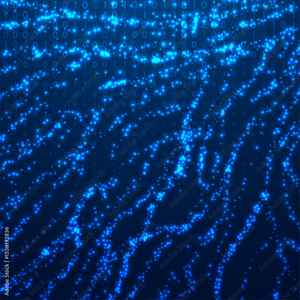 Poster abstract big data code representation. modern high-tech data background. graphic concept for your de