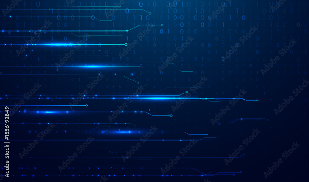 Poster abstract big data code representation. modern high-tech data background. graphic concept for your de
