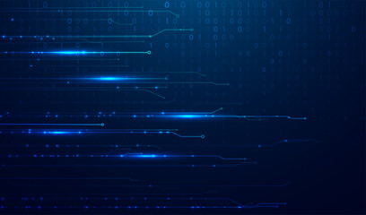 Abstract big data code representation. Modern high-tech data background. Graphic concept for your design