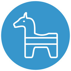 Pinata Vector Line White Circle Red