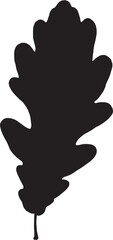 OAK LEAF SILHOUETTE