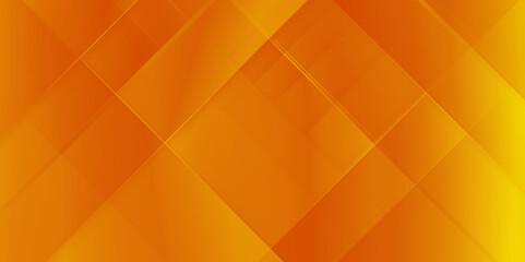 business and technology concept background with orange stripes and geometric shapes, abstract orange background with lines and triangles, modern orange color abstract background with seamless pattern.