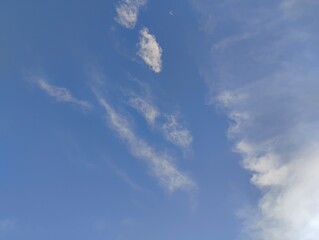 blue sky with clouds