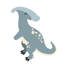 Cute dinosaurs clipart. Cute fantasy animal clipart. Hand draw vector illustration in flat style