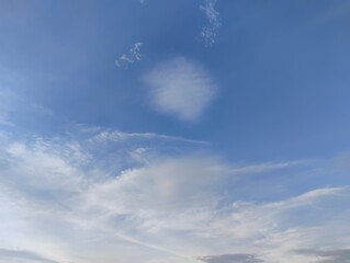 blue sky with clouds
