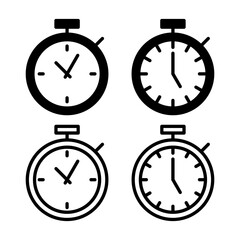 stopwatch icon vector illustration. Timer sign and symbol. Countdown icon. Period of time