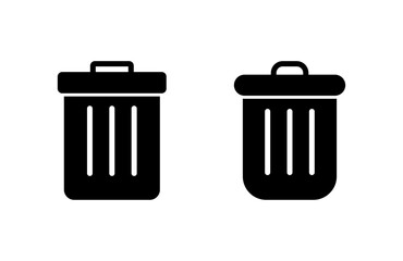 Trash icon vector illustration. trash can icon. delete sign and symbol.
