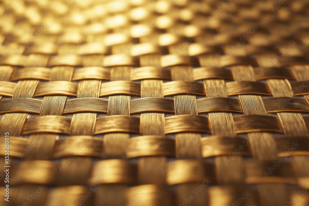 Poster unique gold low poly geometric background with woven texture and intricate patterns, gold low poly g