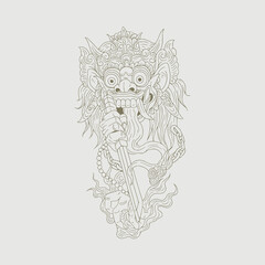 barong balinese creature