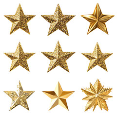 Obraz premium Illuminated star built from tiny points on black high resolution picture