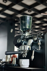 coffee machine in a restaurant
