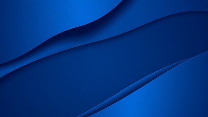 Obraz premium Dark blue layered paper vector with elegant curved forms and shimmer effects, polished for professional presentations and conferences