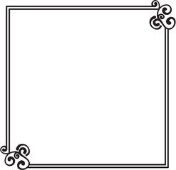 Obraz premium Decorative Square Frame
