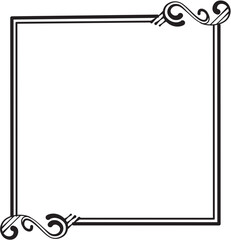 Fototapeta premium Decorative Square Frame