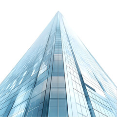 Obraz na płótnie Canvas Modern Glass Skyscraper Architecture - Low Angle View