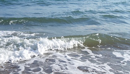 Fototapeta premium Ocean waves crashing on the shore