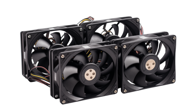 High-performance computer cooling fans group a powerful technology solution