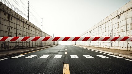 No Entry Zone - Access Denied - Pathway Blocked