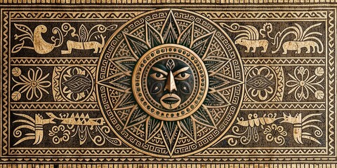 Taino Solar Motif:  A  Symbol of Cultural Heritage