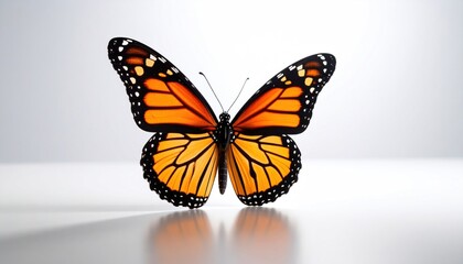 Fototapeta premium Orange butterfly, studio shot