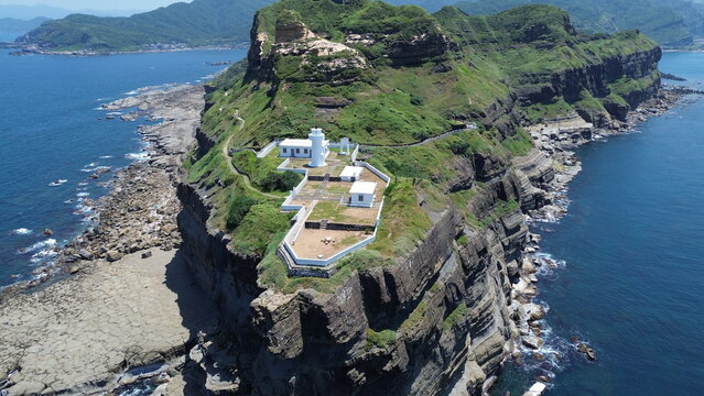 Panoramic views of magnificent bays and capes Bitou Cape which is located in Taiwan