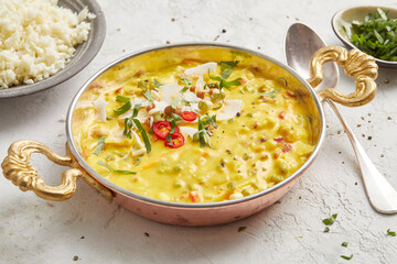 Lentil stew with vegetables 