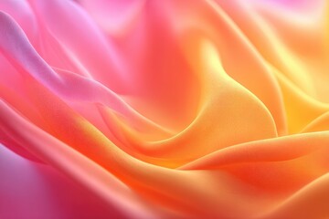 Obraz premium Gradient hues of fabric draped in soft folds.