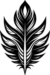 Obraz premium vector set of feathers