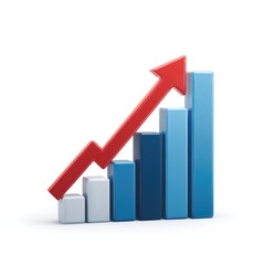 3D graphic of a rising bar graph (1)