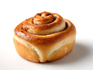 Fototapeta premium Cinnamon Roll Isolated on a white Background or transparent, png cut out 24304231 1