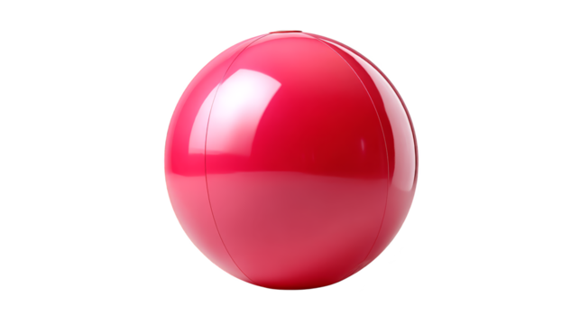 Vibrant red balloon against a festive green plaid background, cheerful celebration of color and texture