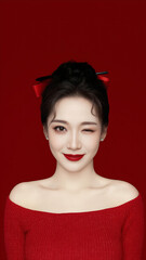 Beautiful in red
